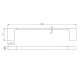 300mm Chrome Hand Towel Stainless Steel 300mm Chrome Hand Towel Stainless Steel