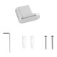 Stainless Steel Chrome Robe Hook Towel Holder Wall Mounted Stainless Steel Chrome Robe Hook Towel Holder Wall Mounted