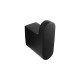 Stainless Steel Matte Black Robe Hook Towel Holder Wall Mounted Stainless Steel Matte Black Robe Hook Towel Holder Wall Mounted