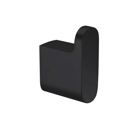 Stainless Steel Matte Black Robe Hook Towel Holder Wall Mounted Stainless Steel Matte Black Robe Hook Towel Holder Wall Mounted