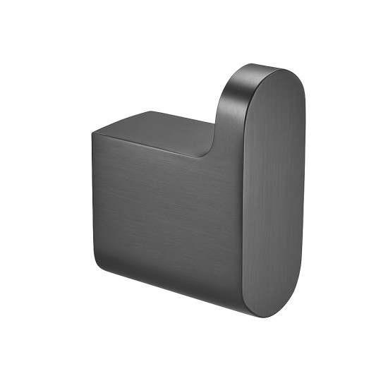 Stainless Steel Gunmetal Grey Robe Hook Towel Holder Wall Mounted Stainless Steel Gunmetal Grey Robe Hook Towel Holder Wall Mounted
