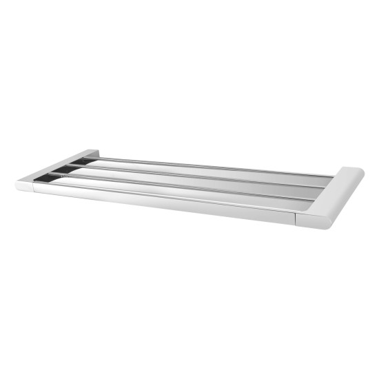 Luxury Chrome Bathroom Towel Shelf Rack Stainless Steel Luxury Chrome Bathroom Towel Shelf Rack Stainless Steel