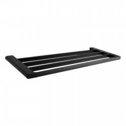Wall Mounted Towel Shelf And Rail Combination Chrome For Hotel Bathroom Storage Wall Mounted Towel Shelf And Rail Combination Chrome For Hotel Bathroom Storage