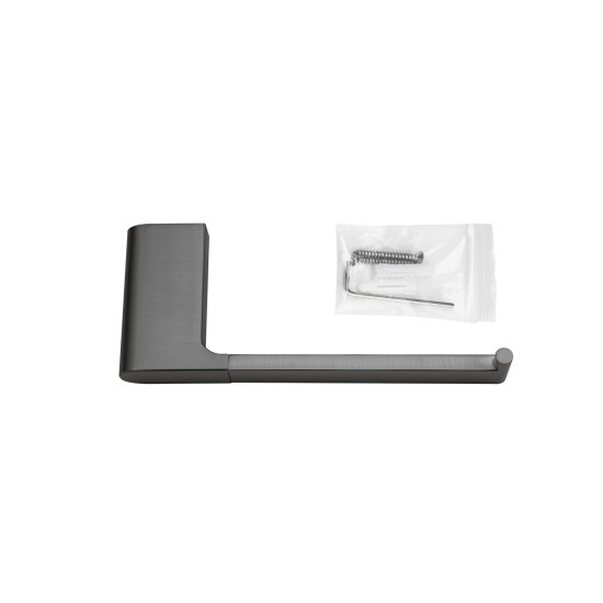 Stainless Steel Gunmetal Grey Toilet Paper Holder Wall Mounted Stainless Steel Gunmetal Grey Toilet Paper Holder Wall Mounted
