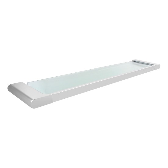 Chrome Single Glass Shelf Storage Brass Wall Mounted Chrome Single Glass Shelf Storage Brass Wall Mounted