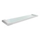 Chrome Single Glass Shelf Storage Brass Wall Mounted Chrome Single Glass Shelf Storage Brass Wall Mounted