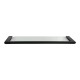 Matt Black Single Glass Shelf Storage Brass Wall Mounted