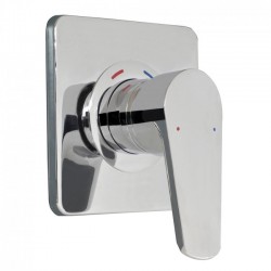 Aquatica All Pressures Saluto Shower Mixer With Waterfall Wall Spout Chrome Set Aquatica All Pressures Saluto Shower Mixer With Waterfall Wall Spout Chrome Set
