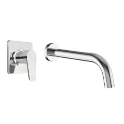 Aquatica All Pressures Saluto Shower Mixer With Round Bath Spout Chrome Set Aquatica All Pressures Saluto Shower Mixer With Round Bath Spout Chrome Set