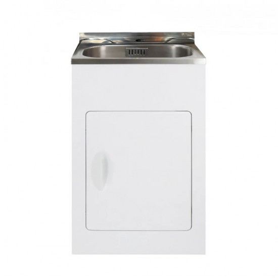 Aquatica Laundry Tub 560mm, Door Model with Centre Mixer