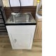 Aquatica Laundry Tub 560mm, Door Model with Centre Mixer