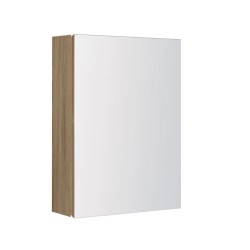 450x150x750mm Plywood 1-Door Light Oak Mirror Cabinet  450x150x750mm Plywood 1-Door Light Oak Mirror Cabinet