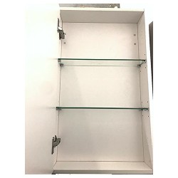 450x150x750mm Plywood 1-Door White Mirror Cabinet  450x150x750mm Plywood 1-Door White Mirror Cabinet