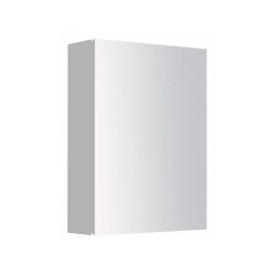 450x150x750mm Plywood 1-Door White Mirror Cabinet  450x150x750mm Plywood 1-Door White Mirror Cabinet
