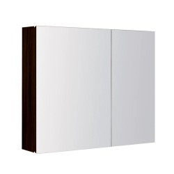 600x150x750mm Plywood 2-Door Dark Oak Mirror Cabinet  600x150x750mm Plywood 2-Door Dark Oak Mirror Cabinet