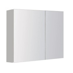 600x150x750mm Plywood 2-Door White Mirror Cabinet  600x150x750mm Plywood 2-Door White Mirror Cabinet