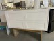 HAMPTON 1200X460X580MM PLYWOOD WALL HUNG VANITY - MATTE  WHITE WITH CERAMIC TOP