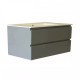 NELSON 1200X460X580MM PLYWOOD WALL HUNG VANITY - GLOSS GREY WITH CERAMIC TOP