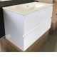 NELSON 900X460X580MM PLYWOOD WALL HUNG VANITY - GLOSS WHITE WITH CERAMIC TOP