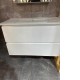 NELSON 900X460X580MM PLYWOOD WALL HUNG VANITY - GLOSS WHITE WITH CERAMIC TOP