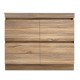 POLO 1200X460X850MM PLYWOOD FLOOR STANDING VANITY - LIGHT OAK WITH CERAMIC TOP