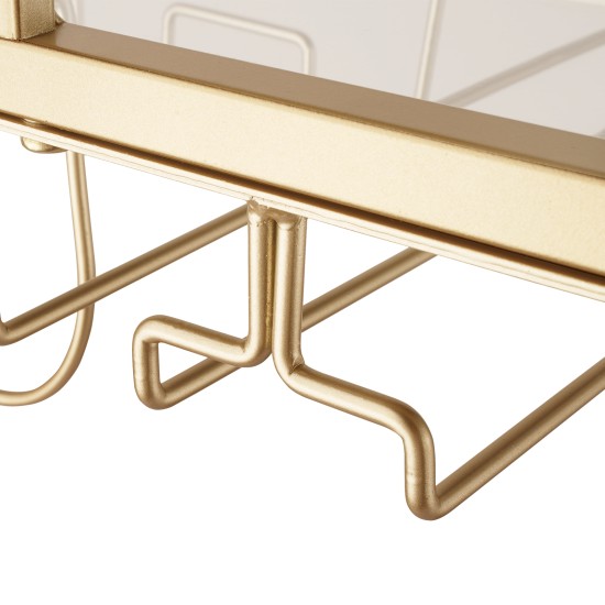 Bar Trolley with Glass Shelves, Rolling Wine and Service Trolley With Wine Rack And Glass Holder, Modern Home Bar Storage Trolley, Suitable for Kitchen and Restaurant Bar Trolley with Glass Shelves, Rolling Wine and Service Trolley With Wine Rack And Glass Holder, Modern Home Bar Storage Trolley, Suitable for Kitchen and Restaurant