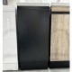 YOLO 400X250X850MM PLYWOOD FLOOR STANDING VANITY - BLACK WITH CERAMIC TOP