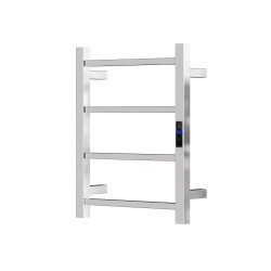500Hx400Wx110D Square Chrome Electric Heated Towel Rack With Timer 4 Bars 500Hx400Wx110D Square Chrome Electric Heated Towel Rack With Timer 4 Bars