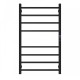 W600 × H1000 × D110mm Square Matt Black Electric Heated Towel Rack With Timer 8 Bars W600 × H1000 × D110mm Square Matt Black Electric Heated Towel Rack With Timer 8 Bars