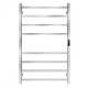 1000Hx600Wx110D Square Chrome Electric Heated Towel Rack With Timer 8 Bars