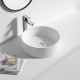 365*365*125mm Bathroom Round Above Counter Matt White Ceramic Wash Basin 365*365*125mm Bathroom Round Above Counter Matt White Ceramic Wash Basin