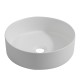 365*365*125mm Bathroom Round Above Counter Matt White Ceramic Wash Basin 365*365*125mm Bathroom Round Above Counter Matt White Ceramic Wash Basin