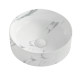 370*370*130mm Bathroom Round Carrara White Above Counter Ceramic Wash Basin 370*370*130mm Bathroom Round Carrara White Above Counter Ceramic Wash Basin