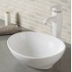 410*330*145mm Bathroom Oval Above Counter White Ceramic Wash Basin