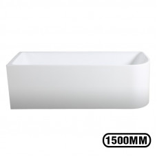 1500x750x610mm Corner Bathtub Left Corner Back to Wall Acrylic  White ..