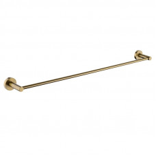 Pentro Round Brushed Yellow Gold Single Towel Rack Rail 900mm CUT TO S..