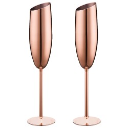 Rose Gold Champagne Glass Cups 200ml PACK 2 Stainless Wine Cocktail Drinkware SUS304 Rose Gold Champagne Glass Cups 200ml PACK 2 Stainless Wine Cocktail Drinkware SUS304