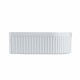 410*360*120mm Bathroom Fluted Arch Gloss White Above Counter Ceramic Wash Basin 410*360*120mm Bathroom Fluted Arch Gloss White Above Counter Ceramic Wash Basin
