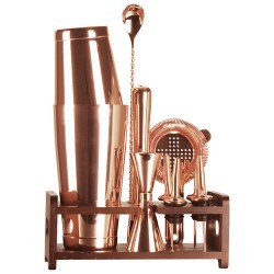 Copper Cocktail Shaker Set Maker Mixer Martini Spirits Bar Strainer Bartender Kit 10pcs Copper Cocktail Shaker Set Maker Mixer Martini Spirits Bar Strainer Bartender Kit 10pcs