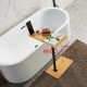 Rectangle Sofa Bed End Side Stand Rack C Table Bathtub Tray Height Adjustable 360° Swivel