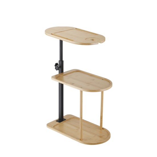 3 Layer bathroom Shelves Storage Rack Oval Sofa Bed End Side Stand Rack Bamboo freestanding height adjustable Hight C Table Bathtub Tray 360° Swivel 3 Layer bathroom Shelves Storage Rack Oval Sofa Bed End Side Stand Rack Bamboo freestanding height adjustable Hight C Table Bathtub Tray 360° Swivel
