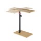 Bathtub Side Table Height-Adjustable 43–76 cm C-Shaped Bamboo Tray 360° Rotatable Bathtub Side Table Height-Adjustable 43–76 cm C-Shaped Bamboo Tray 360° Rotatable
