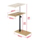 Bathtub Side Table Height-Adjustable 43–76 cm C-Shaped Bamboo Tray 360° Rotatable Bathtub Side Table Height-Adjustable 43–76 cm C-Shaped Bamboo Tray 360° Rotatable