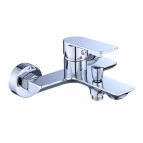 Square Bath Spout & Mixer with Diverter For Main Pressure Square Bath Spout & Mixer with Diverter For Main Pressure