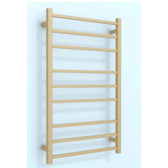 1000Hx600Wx120D Gold Electric Heated Towel Rack 9 Bars 1000Hx600Wx120D Gold Electric Heated Towel Rack 9 Bars
