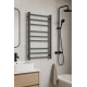 1000Hx600Wx120D Gunmetal Grey Electric Heated Towel Rack 9 Bars 1000Hx600Wx120D Gunmetal Grey Electric Heated Towel Rack 9 Bars