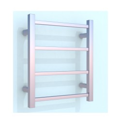 4 Bars 500Hx420Wx120D mm Chrome Square Heated Towel Rail 4 Bars 500Hx420Wx120D mm Chrome Square Heated Towel Rail