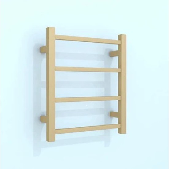500Hx420Wx120D Gold Electric Heated Towel Rack 4 Bars 500Hx420Wx120D Gold Electric Heated Towel Rack 4 Bars
