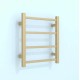 500Hx420Wx120D Gold Electric Heated Towel Rack 4 Bars 500Hx420Wx120D Gold Electric Heated Towel Rack 4 Bars
