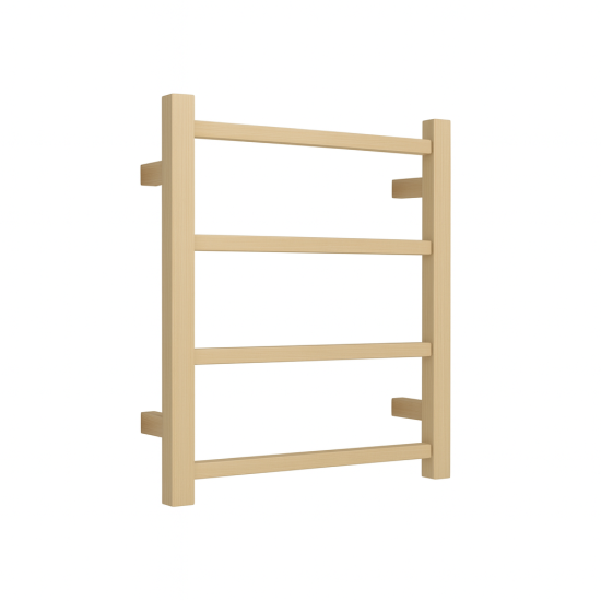 500Hx420Wx120D Gold Electric Heated Towel Rack 4 Bars 500Hx420Wx120D Gold Electric Heated Towel Rack 4 Bars